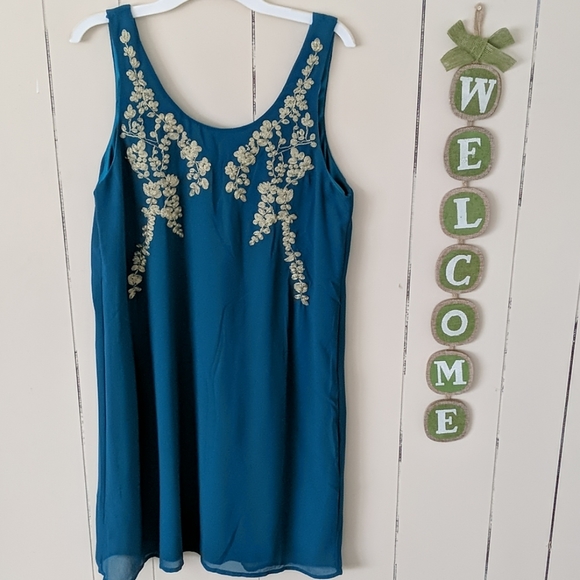 👗👗Modcloth chiffon dress👗👗 - Picture 1 of 4